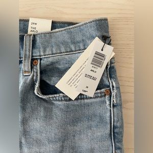 Denim Forum Arlo High Rise Straight Jeans
